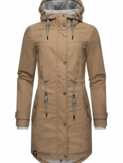 Peak Time Jacken & Westen*Damen Regenjacke - L60042 beige uni