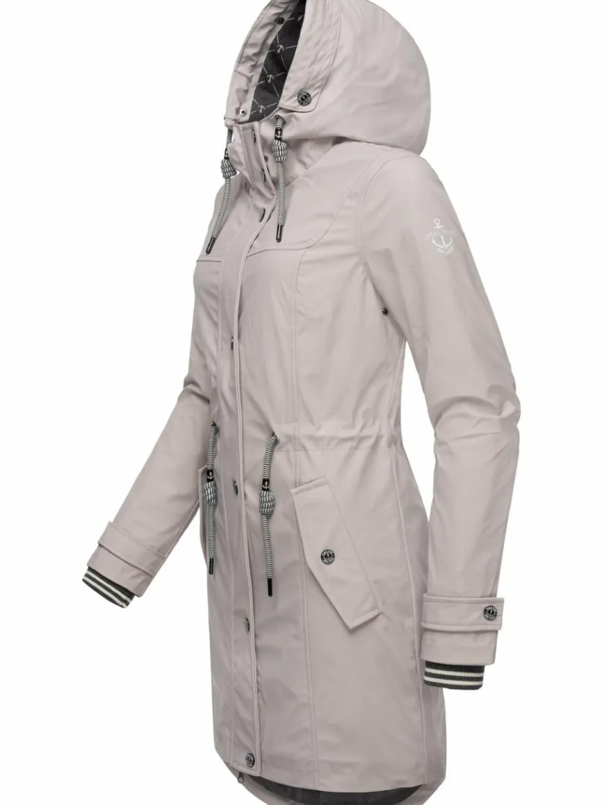 Peak Time Jacken & Westen*Damen Regenjacke - L60042 kitt uni