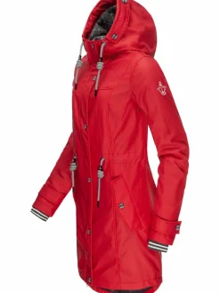 Peak Time Jacken & Westen*Damen Regenjacke - L60042 rot uni