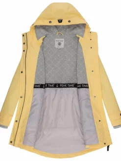 Peak Time Jacken & Westen*Damen Regenjacke - L60042 zitrone uni
