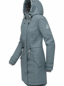 Peak Time Jacken & Westen*Damen Regenjacke - L60042 denim uni