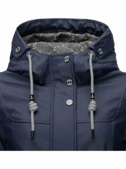 Peak Time Jacken & Westen*Damen Regenjacke - L60042 marine uni