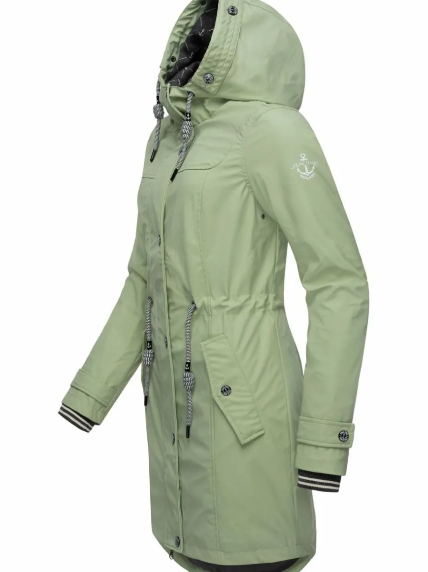 Peak Time Jacken & Westen*Damen Regenjacke - L60042 grün uni