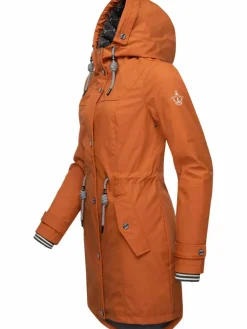 Peak Time Jacken & Westen*Damen Regenjacke - L60042 braun uni