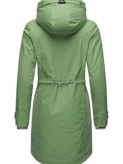 Peak Time Jacken & Westen*Damen Regenjacke - L60042 grün uni