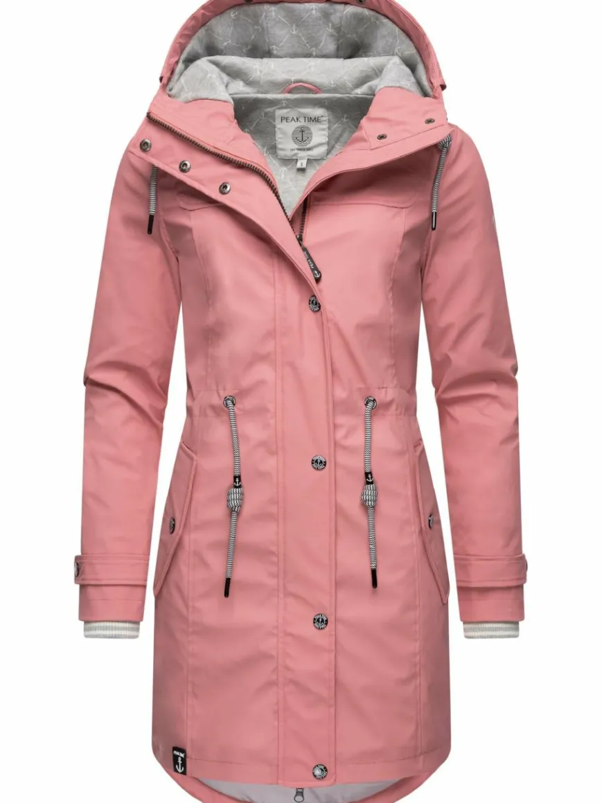 Peak Time Jacken & Westen*Damen Regenjacke - L60042 altrosa uni