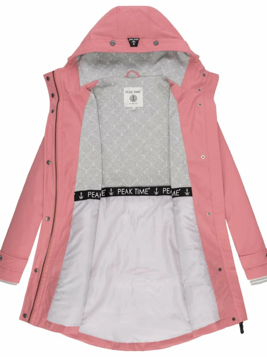Peak Time Jacken & Westen*Damen Regenjacke - L60042 altrosa uni