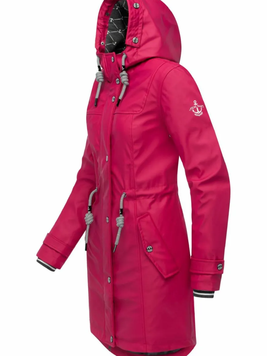 Peak Time Jacken & Westen*Damen Regenjacke - L60042 pink uni