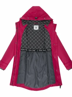 Peak Time Jacken & Westen*Damen Regenjacke - L60042 pink uni