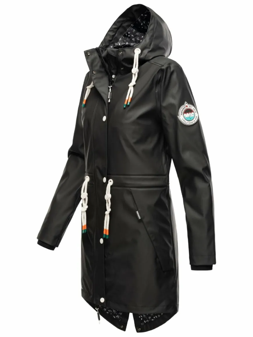 Navahoo Jacken & Westen*Damen Regenjacke - Tropical Storm OO schwarz uni