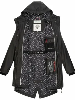 Navahoo Jacken & Westen*Damen Regenjacke - Tropical Storm OO schwarz uni