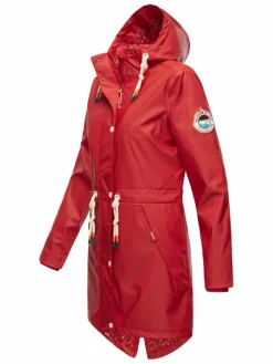 Navahoo Jacken & Westen*Damen Regenjacke - Tropical Storm OO rot uni