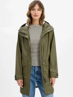 Didriksons Jacken & Westen*Damen Regenparka - Elly oliv uni