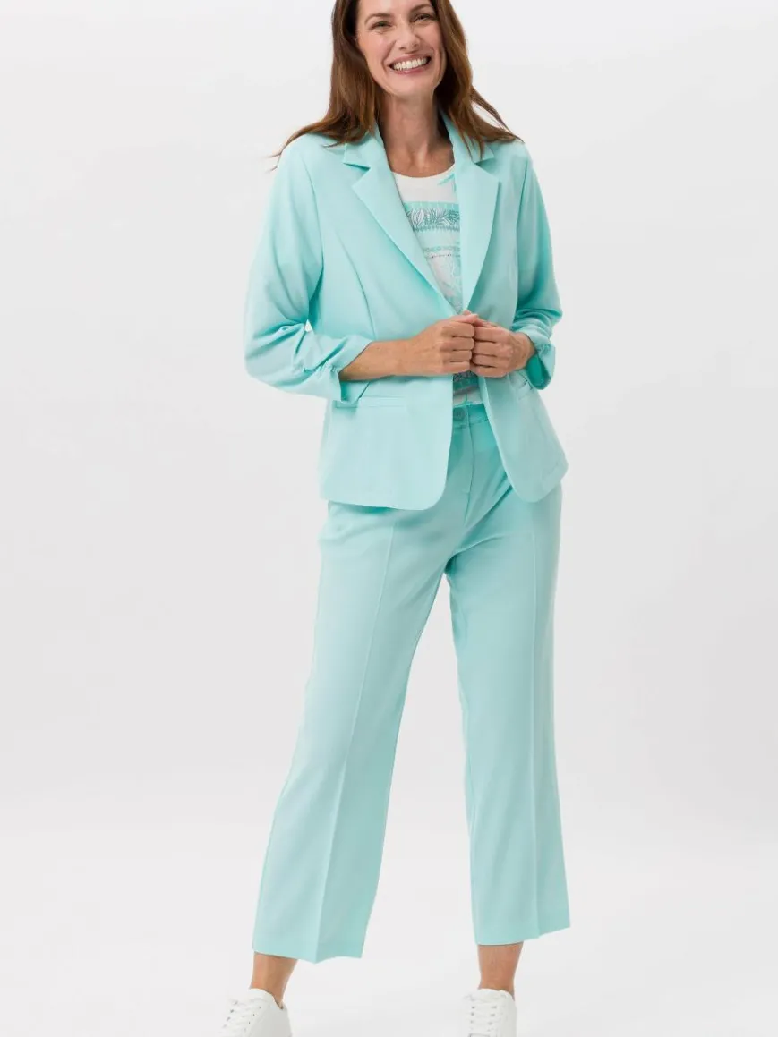 Frank Walder Blazer*Damen Reversblazer grün uni