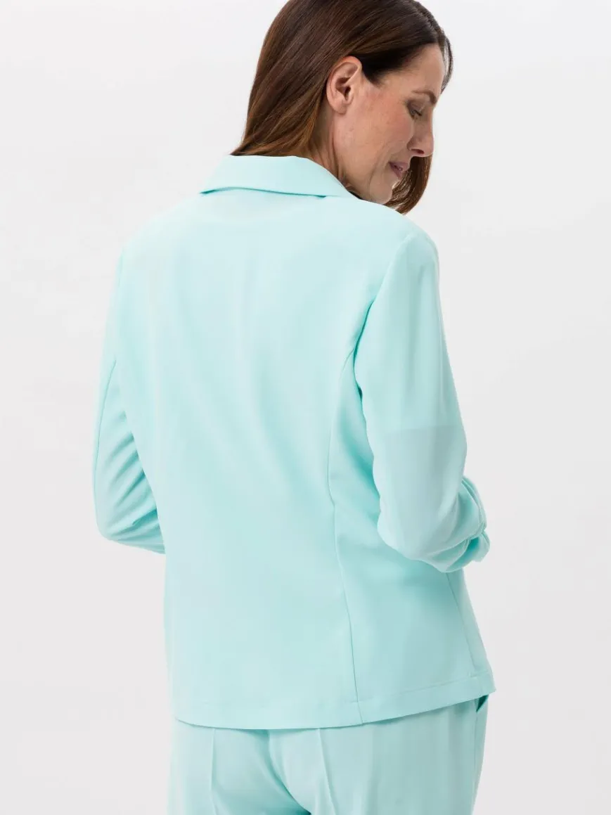 Frank Walder Blazer*Damen Reversblazer grün uni