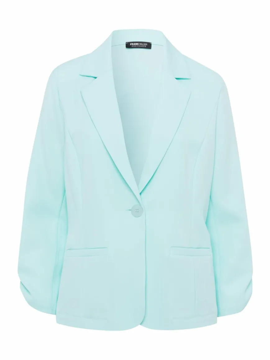 Frank Walder Blazer*Damen Reversblazer grün uni