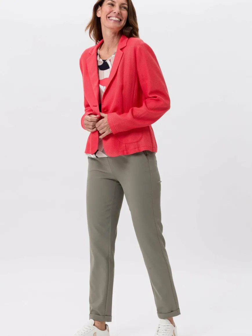Frank Walder Blazer*Damen Reversblazer koralle rot uni