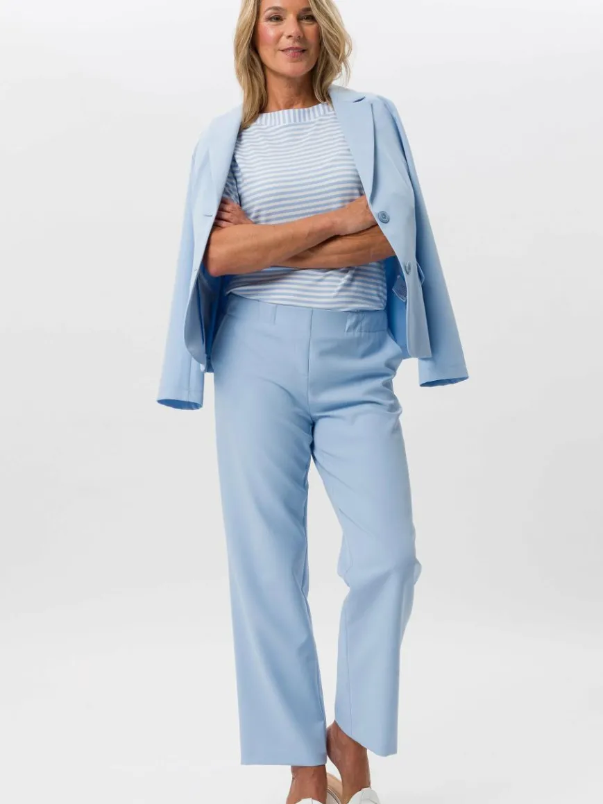 Frank Walder Blazer*Damen Reversblazer hellblau blau uni