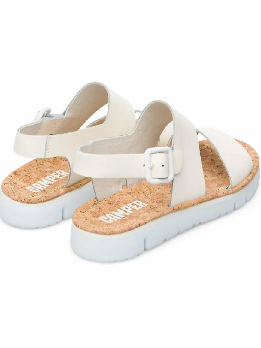 Camper Sandalen & Sandaletten*Damen Riemchensandalen - Oruga beige uni