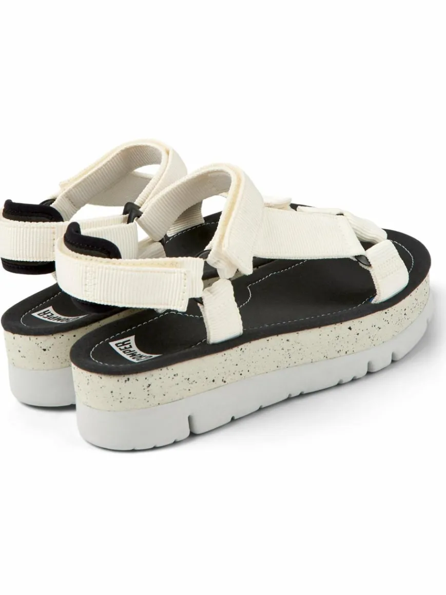 Camper Sandalen & Sandaletten*Damen Riemchensandalen - Oruga Up weiß uni