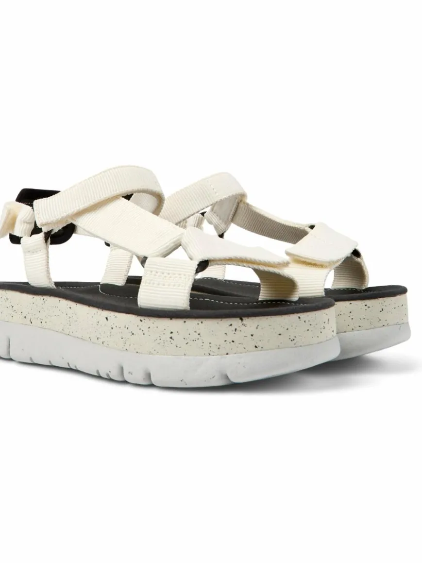 Camper Sandalen & Sandaletten*Damen Riemchensandalen - Oruga Up weiß uni