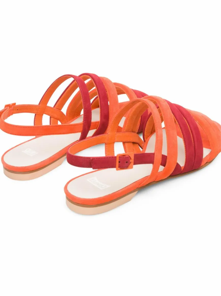 Camper Sandalen & Sandaletten*Damen Riemchensandalen - Twins orange uni
