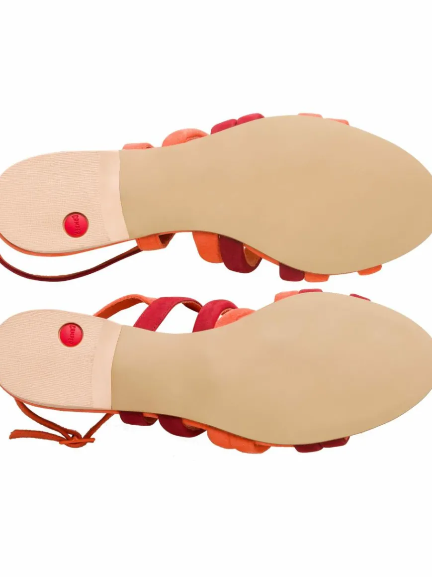 Camper Sandalen & Sandaletten*Damen Riemchensandalen - Twins orange uni