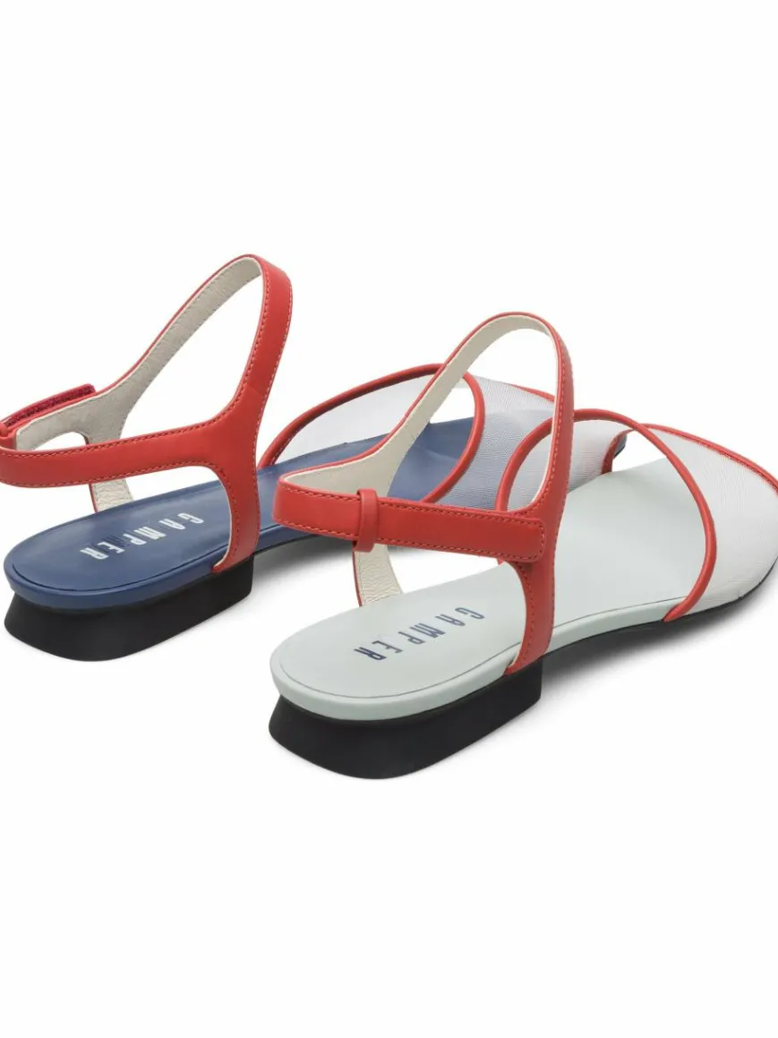 Camper Sandalen & Sandaletten*Damen Riemchensandalen - Twins rot uni