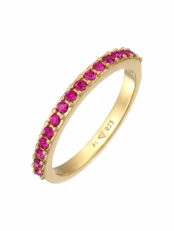 Elli Schmuck*Damen Ring pink uni