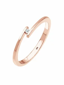 Elli Diamonds Schmuck*Damen Ring roségold uni