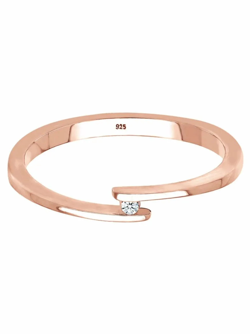 Elli Diamonds Schmuck*Damen Ring roségold uni