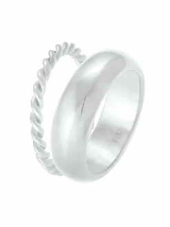 Elli PREMIUM Schmuck*Damen Ring silber uni