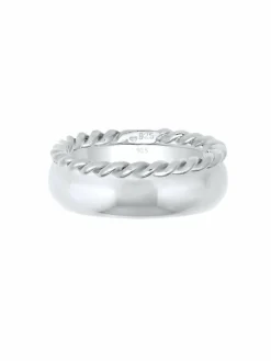 Elli PREMIUM Schmuck*Damen Ring silber uni