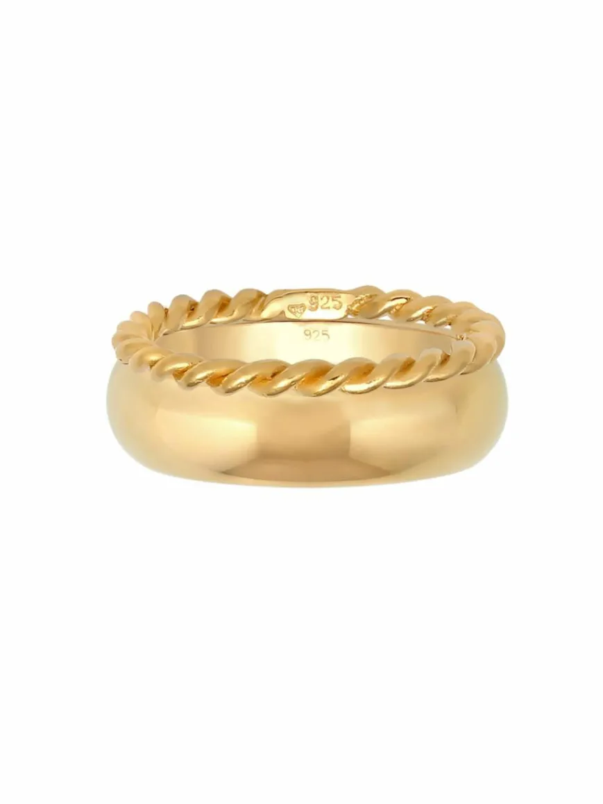 Elli PREMIUM Schmuck*Damen Ring gold uni