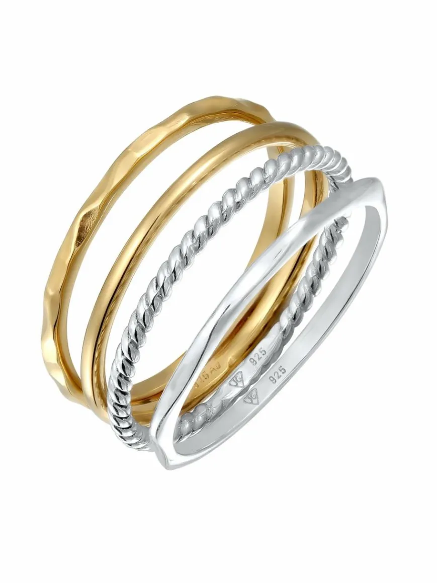 Elli Schmuck*Damen Ring mehrfarbig uni