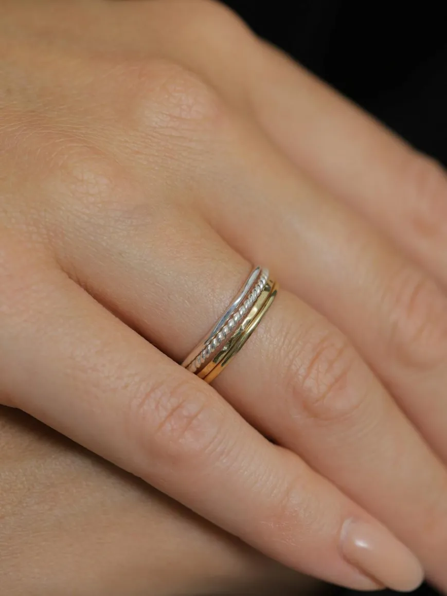 Elli Schmuck*Damen Ring mehrfarbig uni