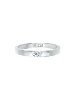 Elli Diamonds Schmuck*Damen Ring silber uni
