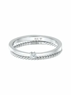 Elli Diamonds Schmuck*Damen Ring silber uni