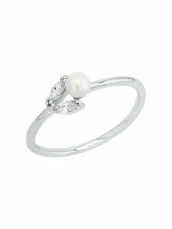 amor Schmuck*Damen Ring weiß uni