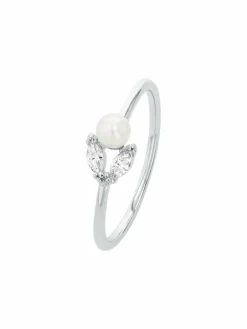 amor Schmuck*Damen Ring weiß uni
