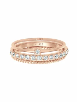 Elli Schmuck*Damen Ring rosa uni