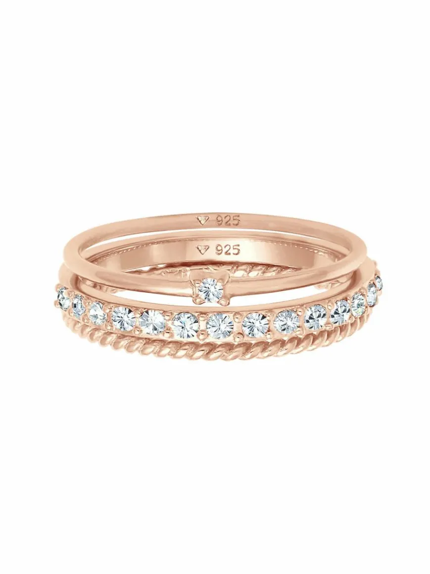 Elli Schmuck*Damen Ring rosa uni