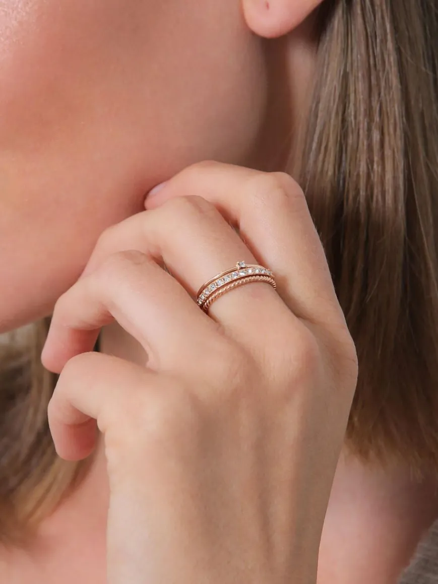 Elli Schmuck*Damen Ring rosa uni