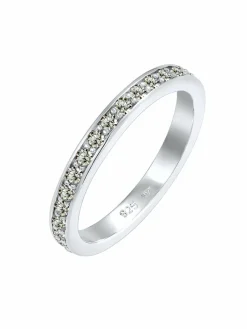 Elli Schmuck*Damen Ring grau uni