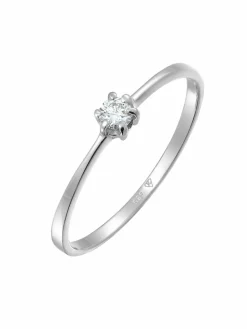 Elli Diamonds Schmuck*Damen Ring silber uni