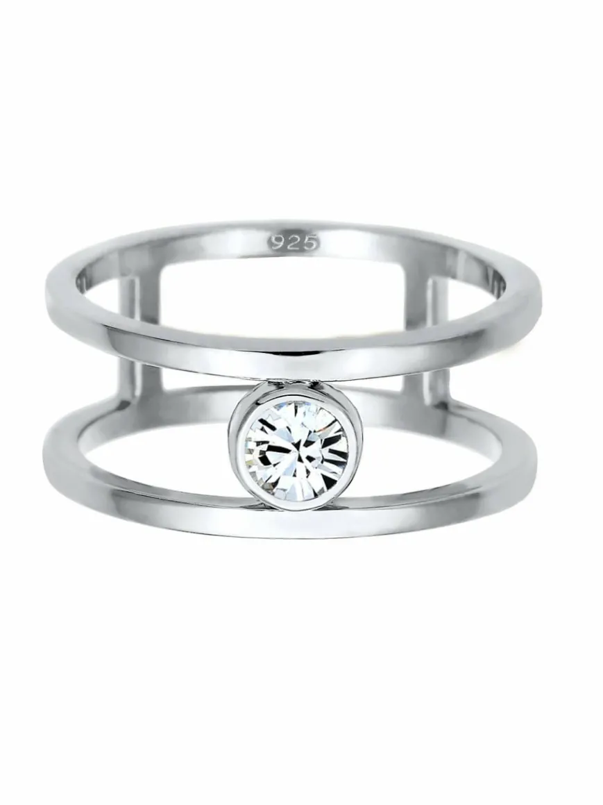 Elli PREMIUM Schmuck*Damen Ring silber uni
