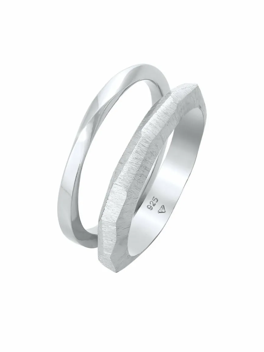 Elli PREMIUM Schmuck*Damen Ring silber uni