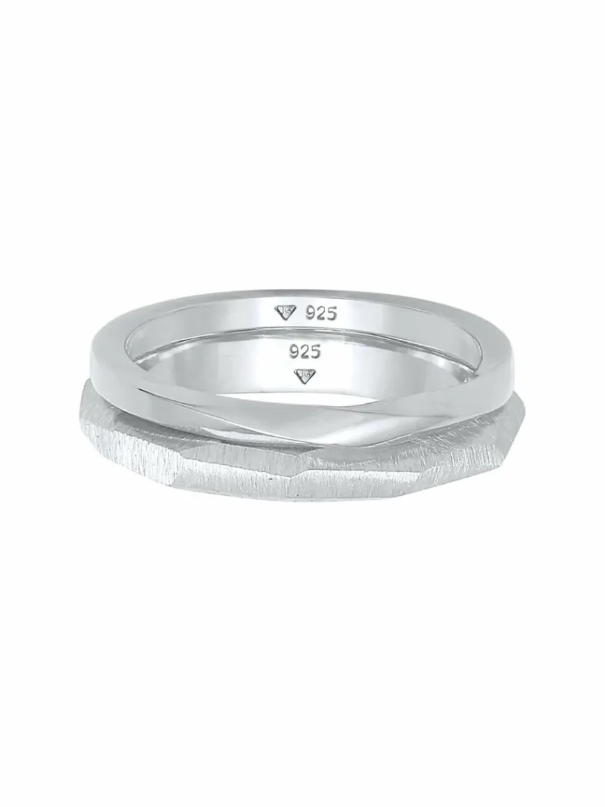 Elli PREMIUM Schmuck*Damen Ring silber uni