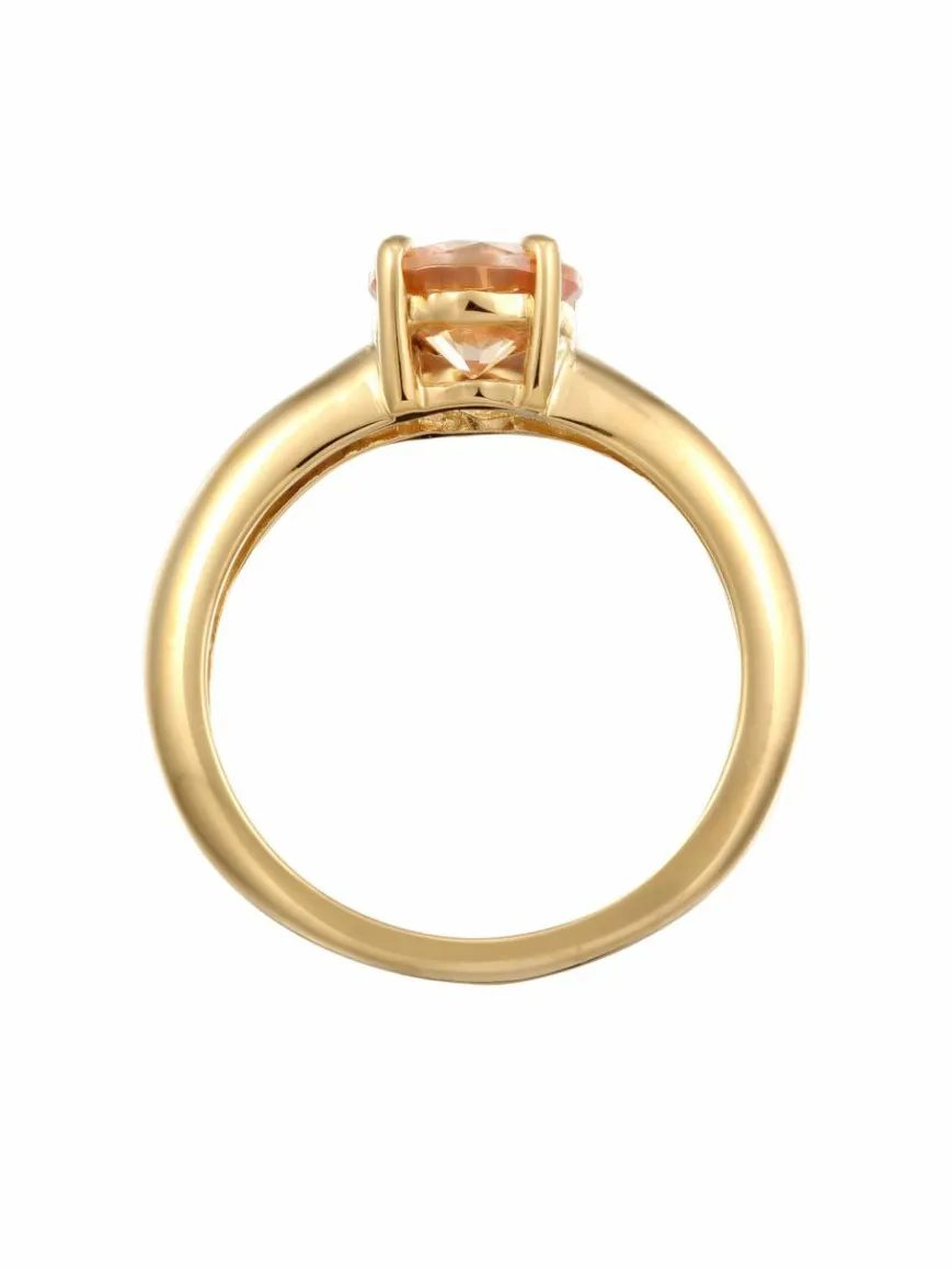 Elli Schmuck*Damen Ring orange uni