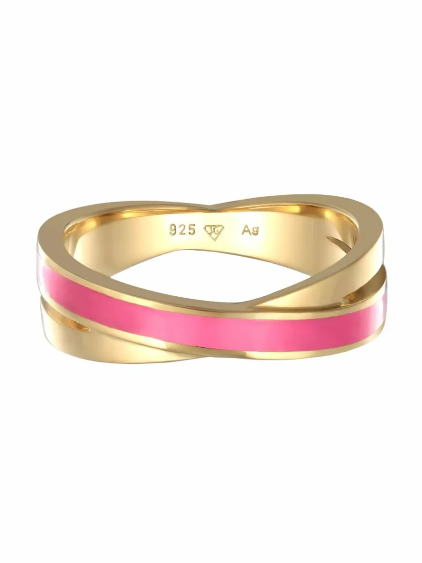 Elli Schmuck*Damen Ring pink uni